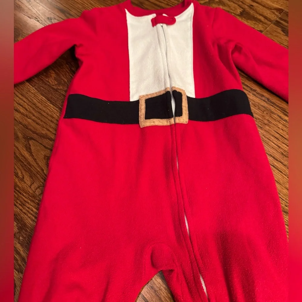 🎄🎅 Red Santa-18M Christmas One Piece